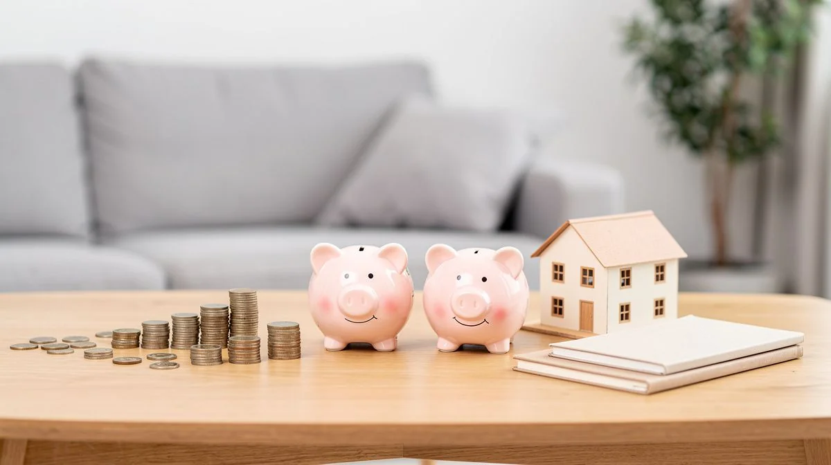young couple saving for retirement