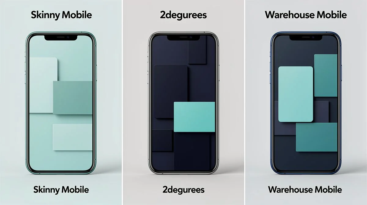 Skinny Mobile vs 2degrees vs Warehouse Mobile Compared